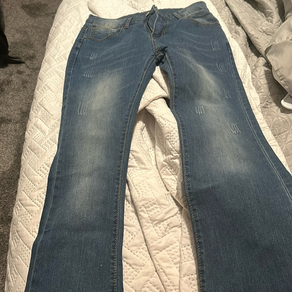 Don’t no the brand, cotton, polyester, sz 4 bought from a site